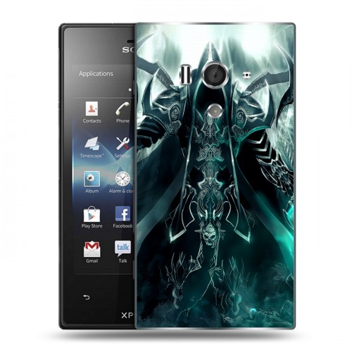 Дизайнерский пластиковый чехол для Sony Xperia acro S Diablo