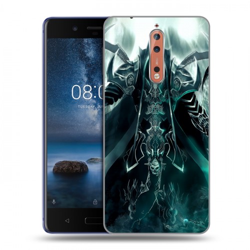 Дизайнерский пластиковый чехол для Nokia 8 Diablo