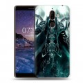 Дизайнерский пластиковый чехол для Nokia 7 Plus Diablo