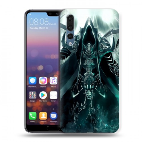 Дизайнерский силиконовый с усиленными углами чехол для Huawei P20 Pro Diablo