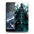 Дизайнерский пластиковый чехол для Nokia 5.1 Diablo