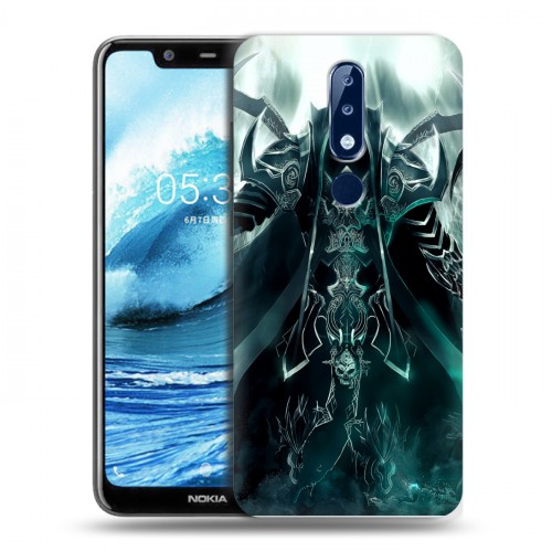 Дизайнерский силиконовый чехол для Nokia 5.1 Plus Diablo