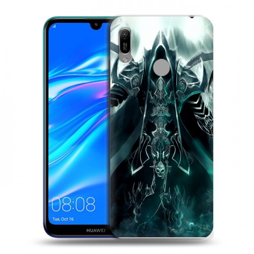 Дизайнерский пластиковый чехол для Huawei Y6 (2019) Diablo