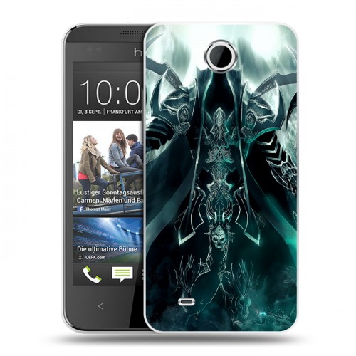 Дизайнерский пластиковый чехол для HTC Desire 300 Diablo