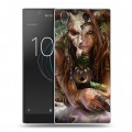 Дизайнерский пластиковый чехол для Sony Xperia L1 Diablo