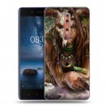 Дизайнерский пластиковый чехол для Nokia 8 Diablo