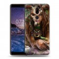 Дизайнерский пластиковый чехол для Nokia 7 Plus Diablo