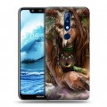 Дизайнерский пластиковый чехол для Nokia 5.1 Plus Diablo