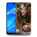 Дизайнерский пластиковый чехол для Huawei Y6 (2019) Diablo