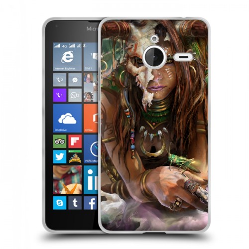 Дизайнерский пластиковый чехол для Microsoft Lumia 640 XL Diablo