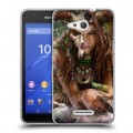 Дизайнерский пластиковый чехол для Sony Xperia E4g Diablo