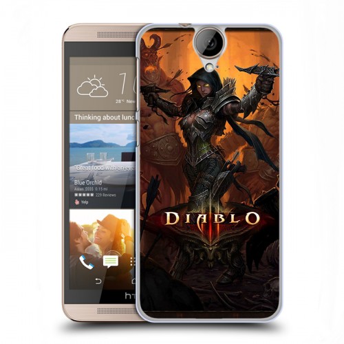 Дизайнерский пластиковый чехол для HTC One E9+ Diablo