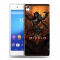 Дизайнерский пластиковый чехол для Sony Xperia Z3+ Diablo