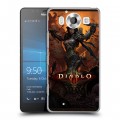 Дизайнерский пластиковый чехол для Microsoft Lumia 950 Diablo