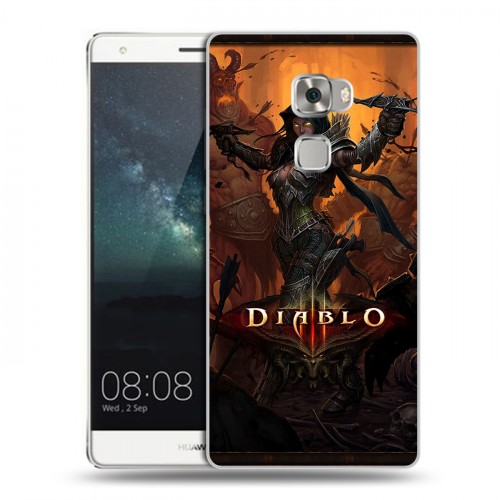 Дизайнерский пластиковый чехол для Huawei Mate S Diablo