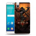 Дизайнерский пластиковый чехол для Huawei ShotX Diablo