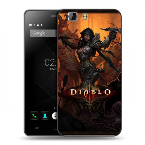 Дизайнерский силиконовый чехол для Doogee X5 Diablo