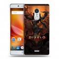 Дизайнерский пластиковый чехол для ZTE Blade X9 Diablo