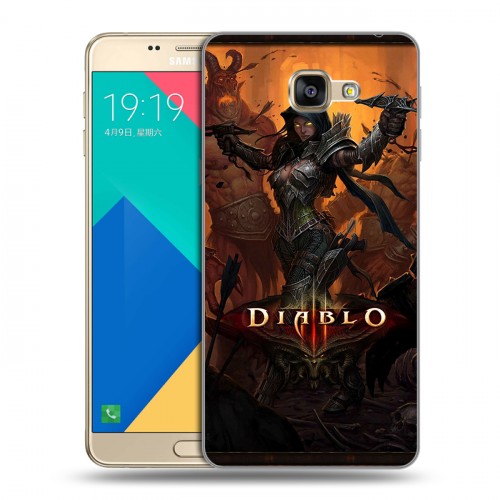 Дизайнерский силиконовый чехол для Samsung Galaxy A9 Diablo