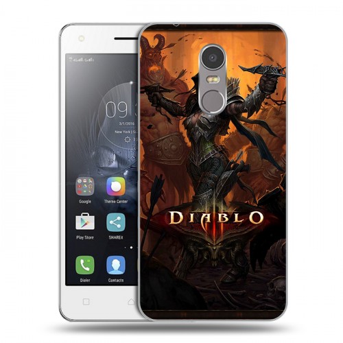 Дизайнерский пластиковый чехол для Lenovo K6 Note Diablo