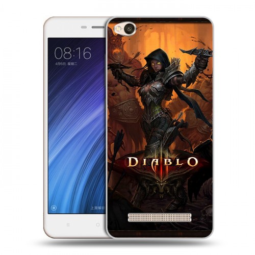 Дизайнерский силиконовый чехол для Xiaomi RedMi 4A Diablo