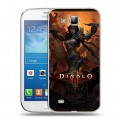 Дизайнерский пластиковый чехол для Samsung Galaxy Premier Diablo