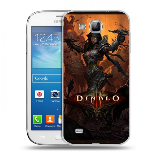 Дизайнерский пластиковый чехол для Samsung Galaxy Premier Diablo