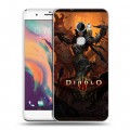 Дизайнерский пластиковый чехол для HTC One X10 Diablo