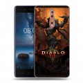 Дизайнерский пластиковый чехол для Nokia 8 Diablo