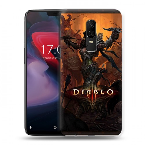 Дизайнерский пластиковый чехол для OnePlus 6 Diablo