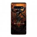 Дизайнерский силиконовый чехол для Samsung Galaxy S10 Diablo