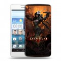 Дизайнерский пластиковый чехол для Huawei Ascend D2 Diablo