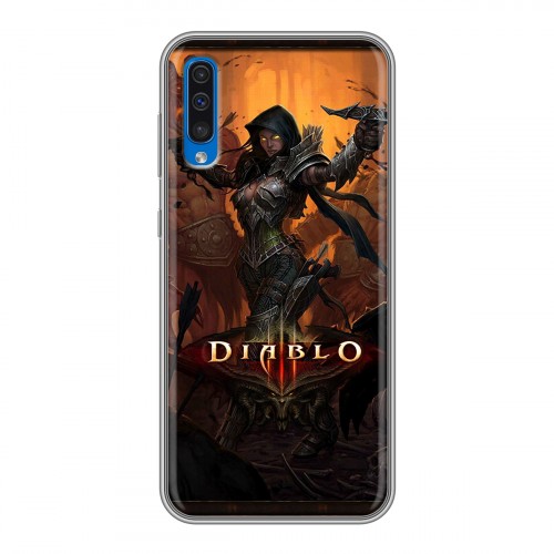 Дизайнерский силиконовый чехол для Samsung Galaxy A50 Diablo