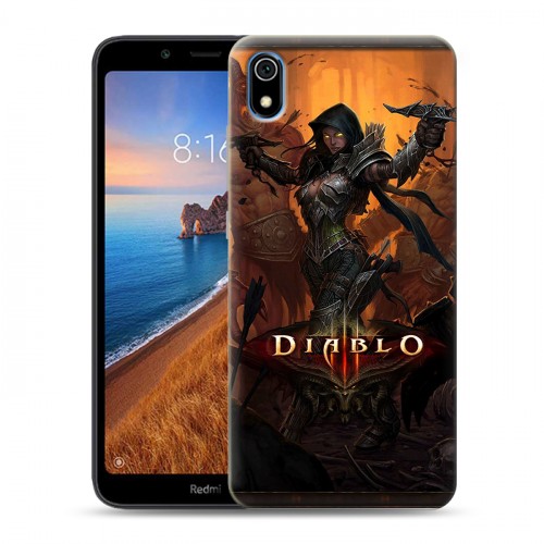 Дизайнерский силиконовый чехол для Xiaomi RedMi 7A Diablo