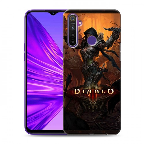 Дизайнерский силиконовый чехол для Realme 5 Diablo