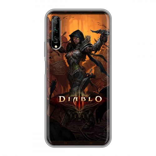 Дизайнерский силиконовый чехол для Huawei Y9s Diablo