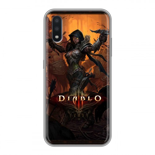 Дизайнерский силиконовый чехол для Samsung Galaxy M01 Diablo