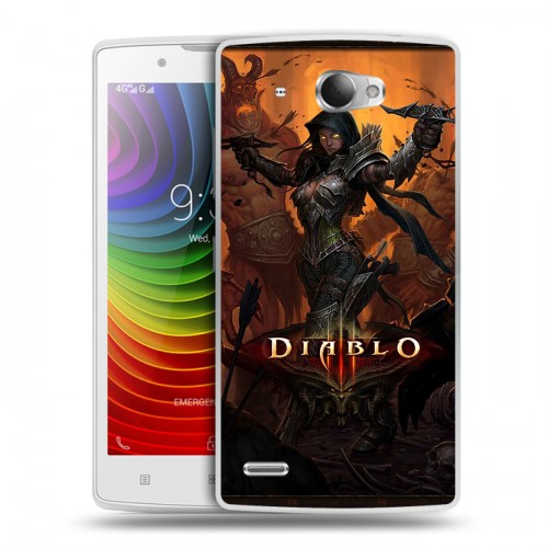 Дизайнерский пластиковый чехол для Lenovo S920 Diablo