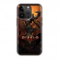 Дизайнерский силиконовый чехол для Iphone 14 Pro Diablo