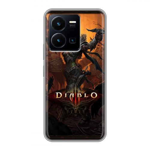 Дизайнерский силиконовый чехол для Vivo Y35 Diablo