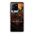 Дизайнерский силиконовый чехол для Vivo V25 Pro Diablo