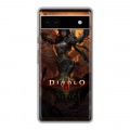 Дизайнерский силиконовый чехол для Google Pixel 6a Diablo