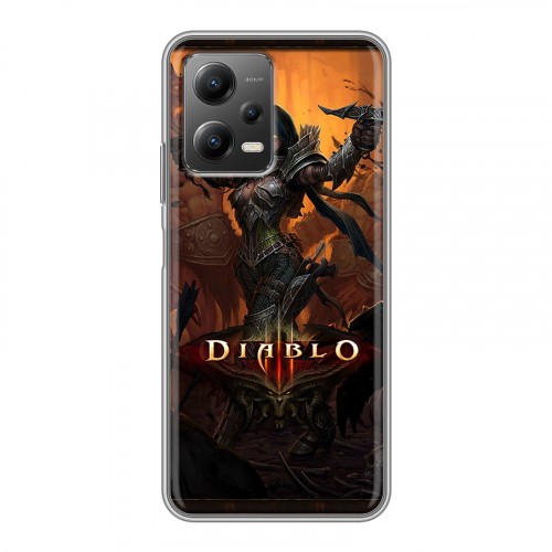 Дизайнерский силиконовый чехол для Xiaomi Poco X5 Diablo