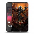 Дизайнерский пластиковый чехол для HTC Desire 200 Diablo