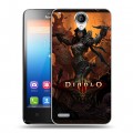 Дизайнерский пластиковый чехол для Lenovo S890 Diablo