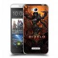 Дизайнерский пластиковый чехол для HTC Desire 616 Diablo