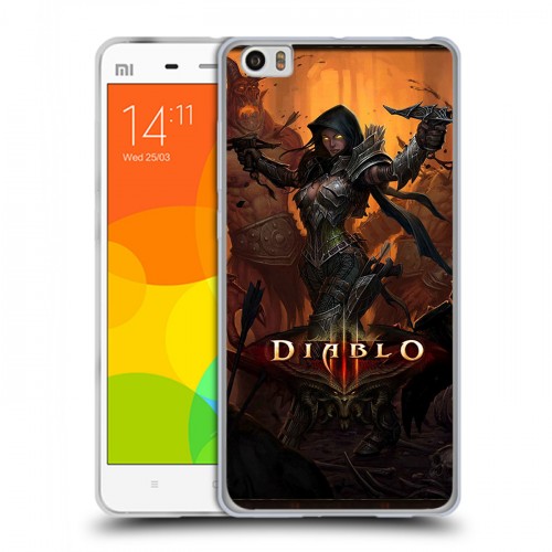 Дизайнерский силиконовый чехол для Xiaomi Mi Note Diablo