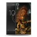 Дизайнерский пластиковый чехол для Sony Xperia XZs Diablo