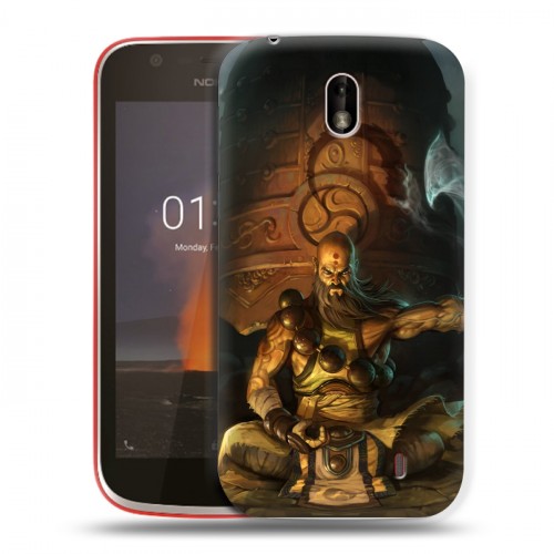 Дизайнерский пластиковый чехол для Nokia 1 Diablo