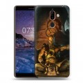 Дизайнерский пластиковый чехол для Nokia 7 Plus Diablo